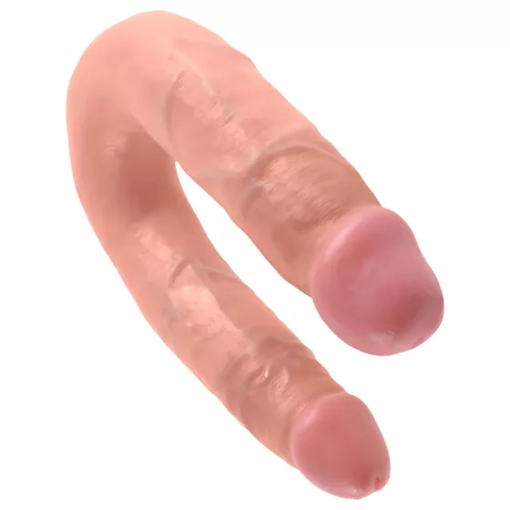 King Cock - dvojité dildo - stredné - telová farba