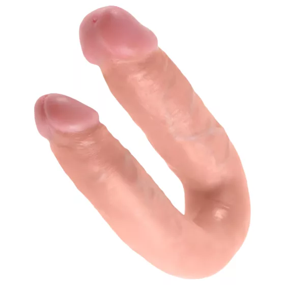 King Cock - dvojité dildo - stredné - telová farba