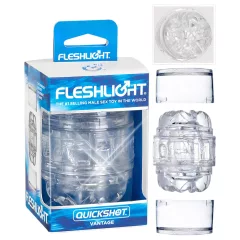   Fleshlight - cestovný masturbátor Quickshot Vantage - priehľadný