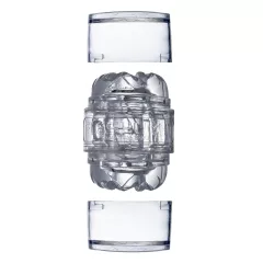  Fleshlight - cestovný masturbátor Quickshot Vantage - priehľadný