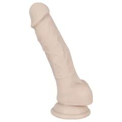   You2Toys - silikónové dildo s prísavkou - stredné (telovej farby)