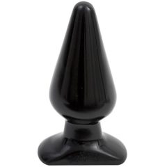   Doc Johnson Classic Butt Plug - análne dildo veľké (čierne)