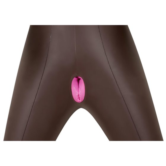 You2Toys - Zemská dievčina gumová bábika (hnedá pokožka)