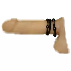 You2Toys - erekčný krúžok set - čierny - 3 ks