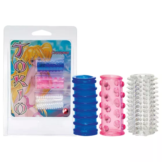 You2Toys - sada japonských návlekov na penis (3 ks)