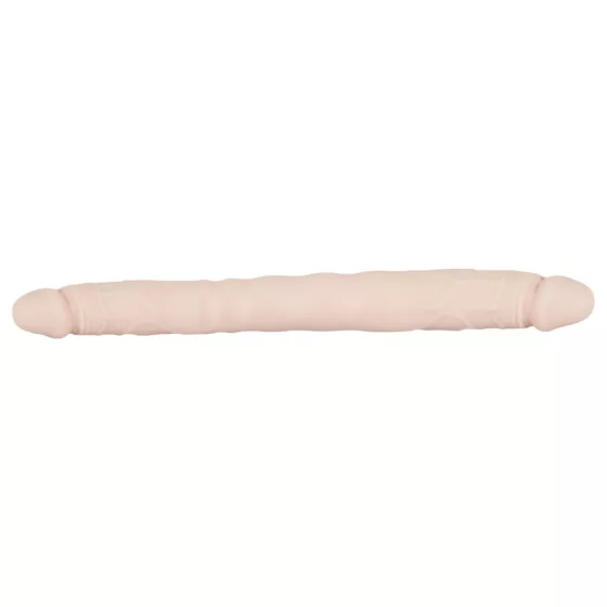 You2Toys - dvojitý dildo - 100% silikón - naturálny