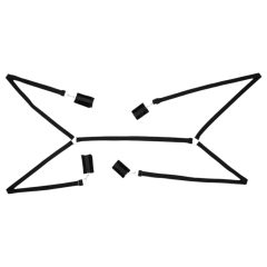   Bad Kitty - plyšový set na pripútanie k posteli (5 dielov)