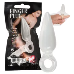   You2Toys - Finger Plug - análny kolík na prst (priehľadný)