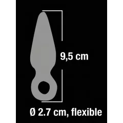   You2Toys - Finger Plug - análny kolík na prst (priehľadný)