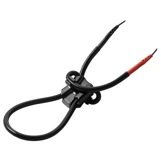 mystim - elektro penisový krúžok - silikón - čierny