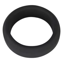   Black Velvets - erekčný krúžok hrubostenný 3,8 cm - čierny