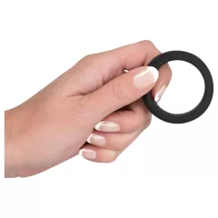   Black Velvets - erekčný krúžok hrubostenný 3,8 cm - čierny