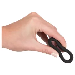   Black Velvets - erekčný krúžok hrubostenný 3,8 cm - čierny