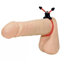 You2Toys - nastaviteľný erekčný krúžok - červený