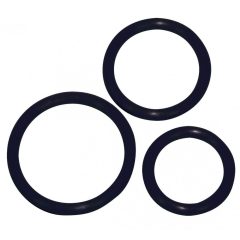 You2Toys Sexy Circles - krúžky na penis čierne (3 ks)