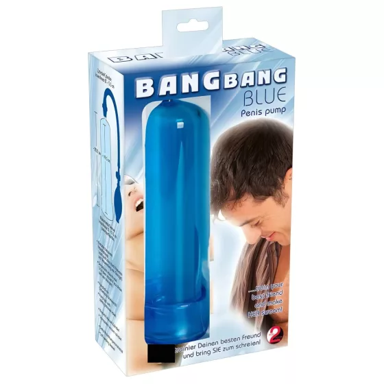 You2Toys - Bang Bang vákuová pumpa na penis (modrá)