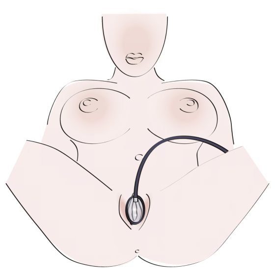 Bad Kitty - vaginálna pumpa (čierna)