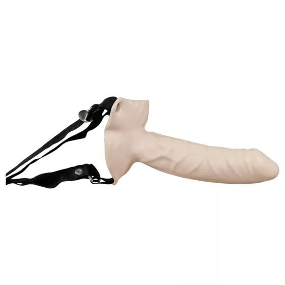 You2Toys Býčia sila - nasadzovací dildo, strap-on (telovej farby)