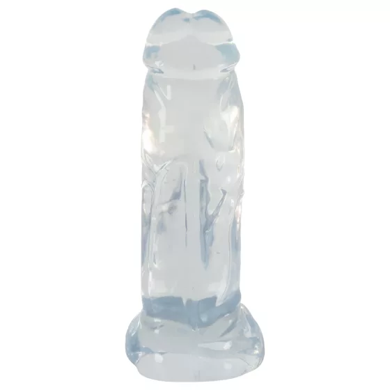 Crystal Clear Big Dong - želatínové obrovské dildo (21,5 cm)