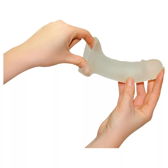 You2Toys - hrubšiaca návleka na penis (biela)