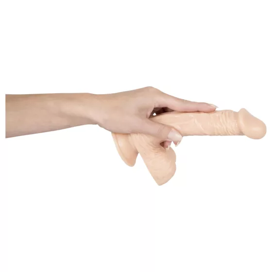 Európsky milenec - dildo s semenníkmi - stredné