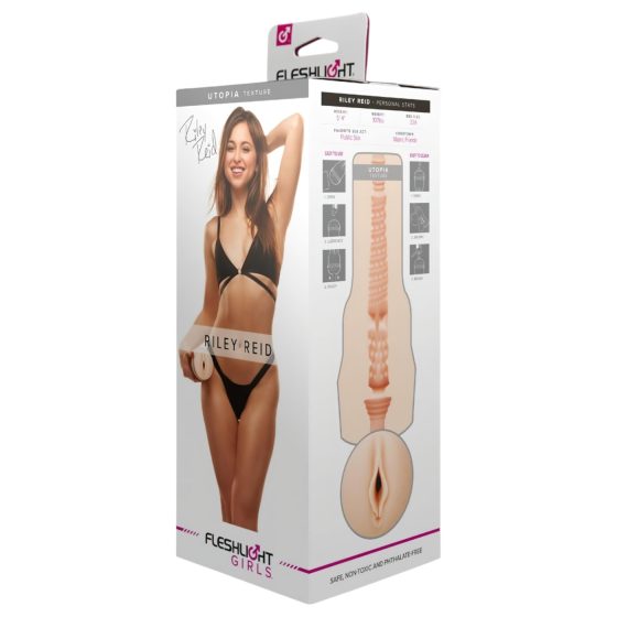 Fleshlight - masturbátor vagina - Riley Reid Utopia - realistický materiál