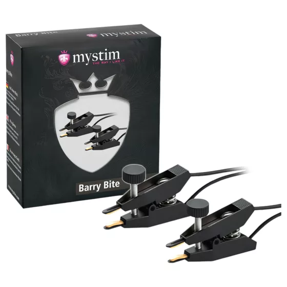 mystim - elektro stimulácia klipsy na bradavky - 2 kusy
