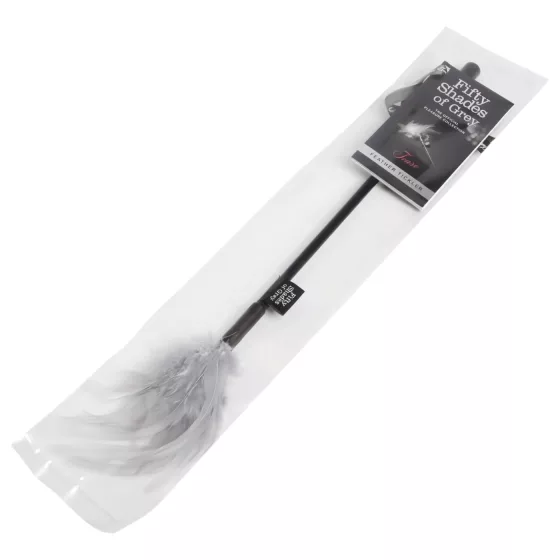 Fifty Shades of Grey - erotické pierko - sivá