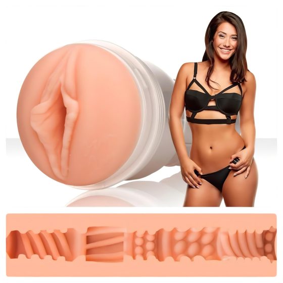 Fleshlight Eva Lovia Sugar - masturbátor - realistická vagína - telová farba