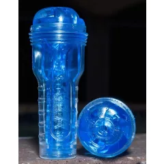   Fleshlight Turbo Thrust - mužský masturbátor s vákuom - modrý