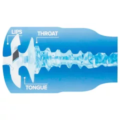   Fleshlight Turbo Thrust - mužský masturbátor s vákuom - modrý