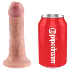 King Cock Strap-on 6 - pripínací dildo (telovej farby)