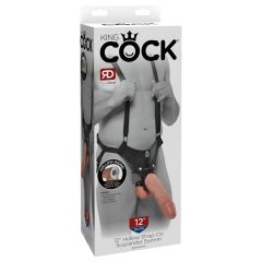   King Cock Strap-on 12 - pripínací dildo s postrojom (30 cm)