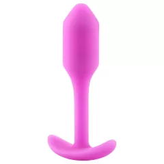   b-Vibe Snug Plug 1 - análny kolík s vnútornou záťažou (55 g, ružový)