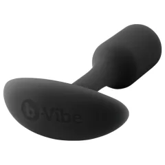   b-vibe Snug Plug 1 - análny kolík s vnútornou záťažou (55g) - čierny