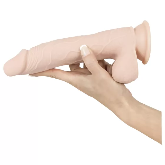 Nature Skin - realistický dildo s prísavkou (prírodný, stredný)