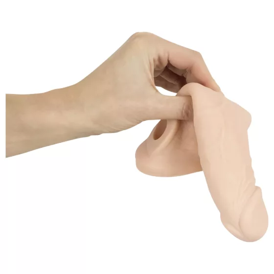 Nature Skin - Predlžovací návlek na penis s jedným krúžkom