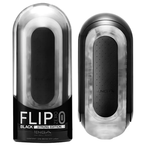 TENGA Flip Zero - masturbátor - super stimulácia - čierny