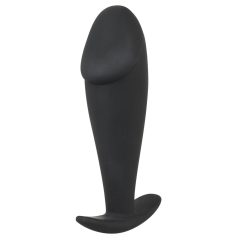 Black Velvet Butt Plug - análne dildo (čierne)