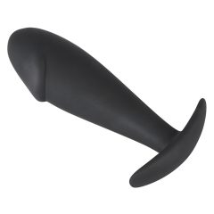 Black Velvet Butt Plug - análne dildo (čierne)