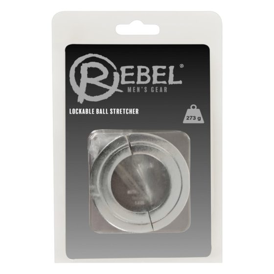 Rebel - ťažký oceľový krúžok a naťahovač na semenníky (273g)