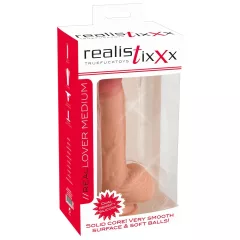   realistixxx - realistický dildo s prísavkou (22 cm, telová farba)