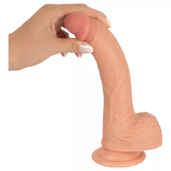 realistixxx - realistický dildó s prísavkou - 22 cm - telová farba