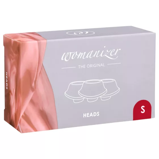 Womanizer Premium S - Sada náhradných sacích zvončekov - červená (3 ks)