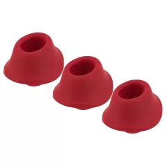   Womanizer - náhradná sacia hlavica set - červená - Premium M (3 ks)