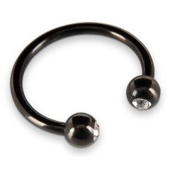   Rebel Glans Ring - šperkový krúžok  na žaluď s kamienkami