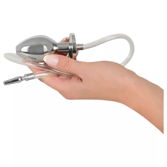 You2Toys - Piss to Ass Plug - dutý análny kolík s dilatátorom močovej trubice