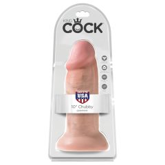 King Cock 10 dildo (25 cm) - prírodný vzhľad
