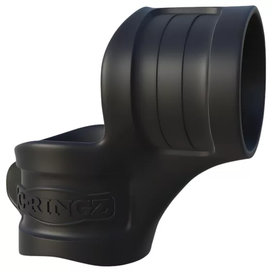 Fantasy Mr. Big - erekčný krúžok a krúžok na semenníky - čierny