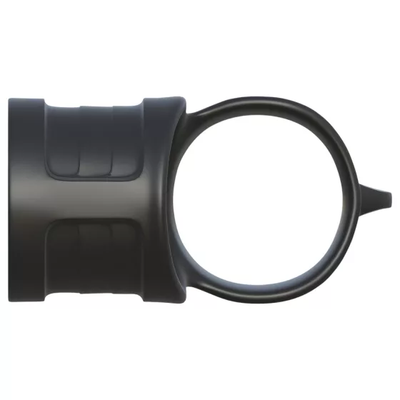 Fantasy Mr. Big - erekčný krúžok a krúžok na semenníky - čierny